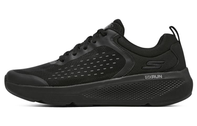 Skechers GO RUN Elevate Low Top Casual Running Shoes Men's All Black