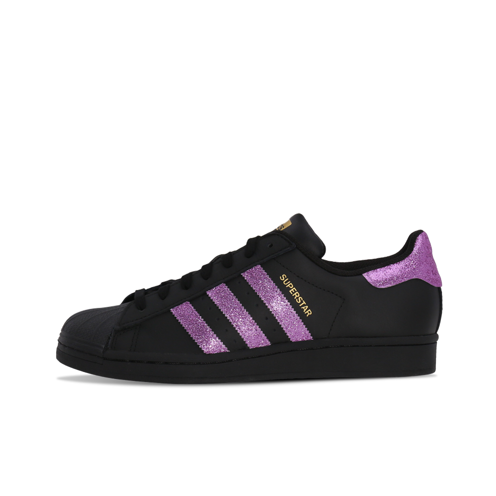 Adidas Originals SUPERSTAR Wear-resistant And Lightweight Low-Top Skateboard Shoes Unisex Black Purple купить в интернет-магазине Yoocart с быстрой доставкой по России.