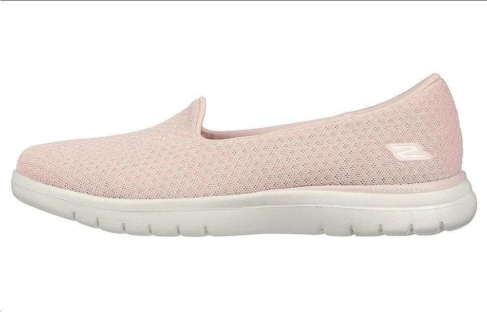 Skechers Cushioning Wear-Resistant Impact-Resistant Breathable Rebound Quick Dry Low-Top Casual Shoes Women's Rose Red