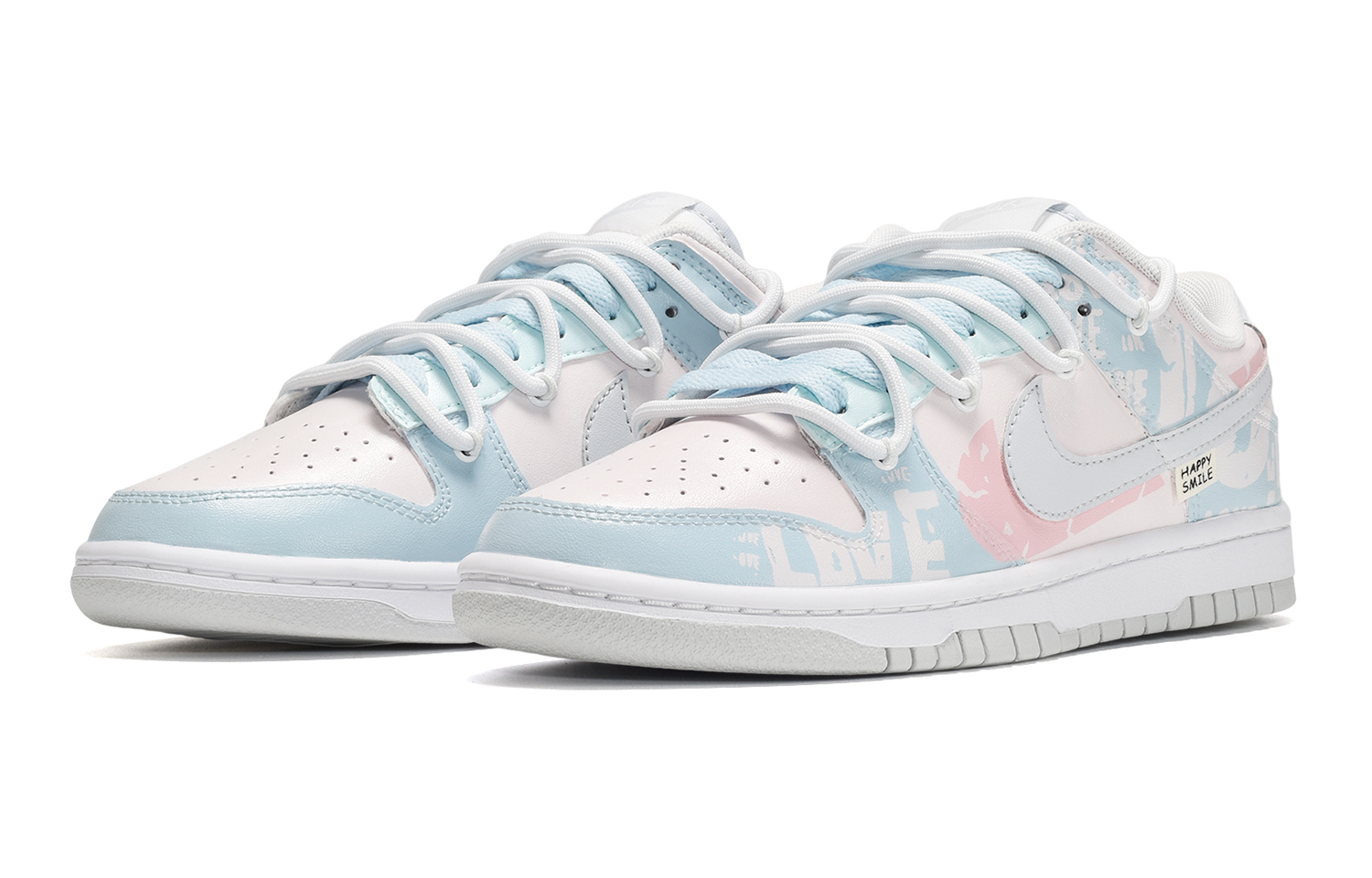 Nike Dunk Skateboard Shoes Women's Low-Top Pink Blue купить в интернет-магазине Yoocart с быстрой доставкой по России.
