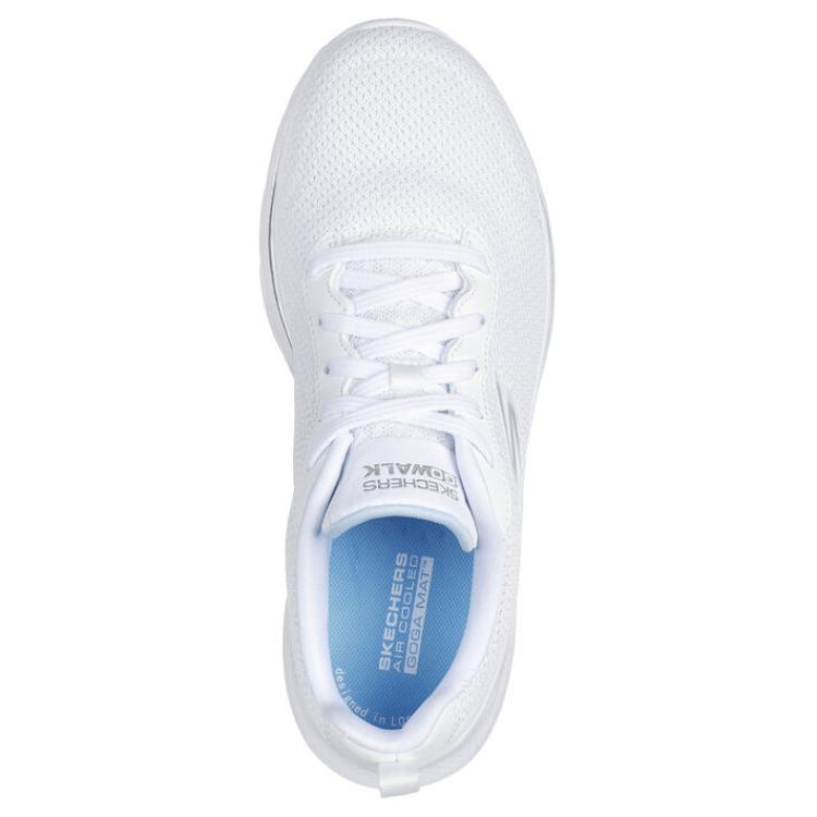Skechers GO WALK 7 Slip Resistant, Abrasion Resistant, Breathable Low Top Casual Shoes Women's White