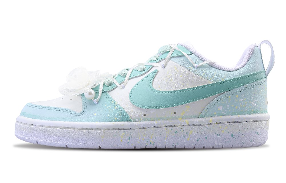 Nike Court Borough Camellia Mint Deconstructed Cute Versatile Low-Top Skateboard Shoes Women's Mint Green