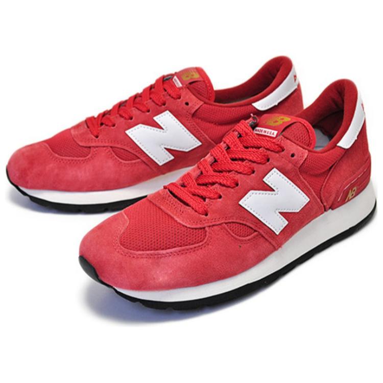 New Balance NB 990 V1 Low Top Running Shoes Men's Red