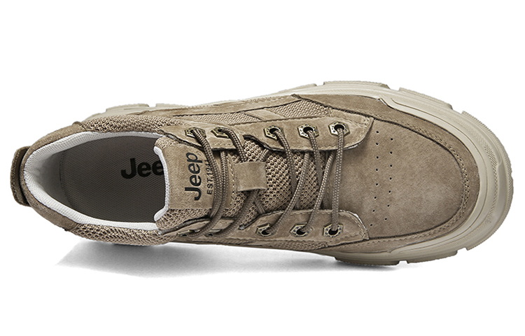 Jeep Mountaineering & Hiking Shoes Men Low Top Khaki купить в интернет-магазине Yoocart с быстрой доставкой по России.