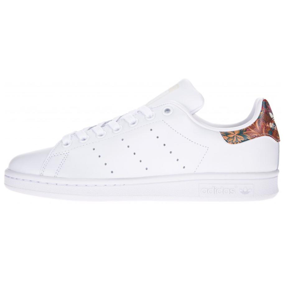 Adidas Originals Stan Smith Skateboard Shoes Women's Low-Top Bright White/Jade White