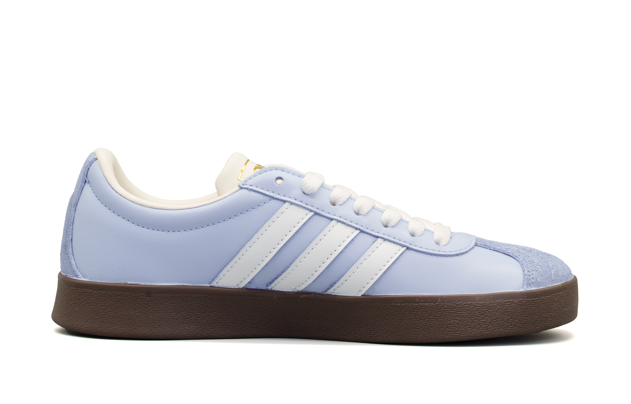 Adidas Vl Court Classic Abrasion Resistant Low top Skateboard Shoes Unisex Light Purple