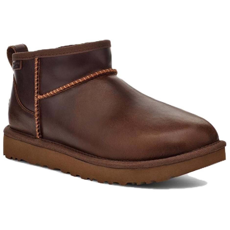 UGG Classic Ultra Mini Lthr Regen Boot Ironwood Women's купить в интернет-магазине Yoocart с быстрой доставкой по России.