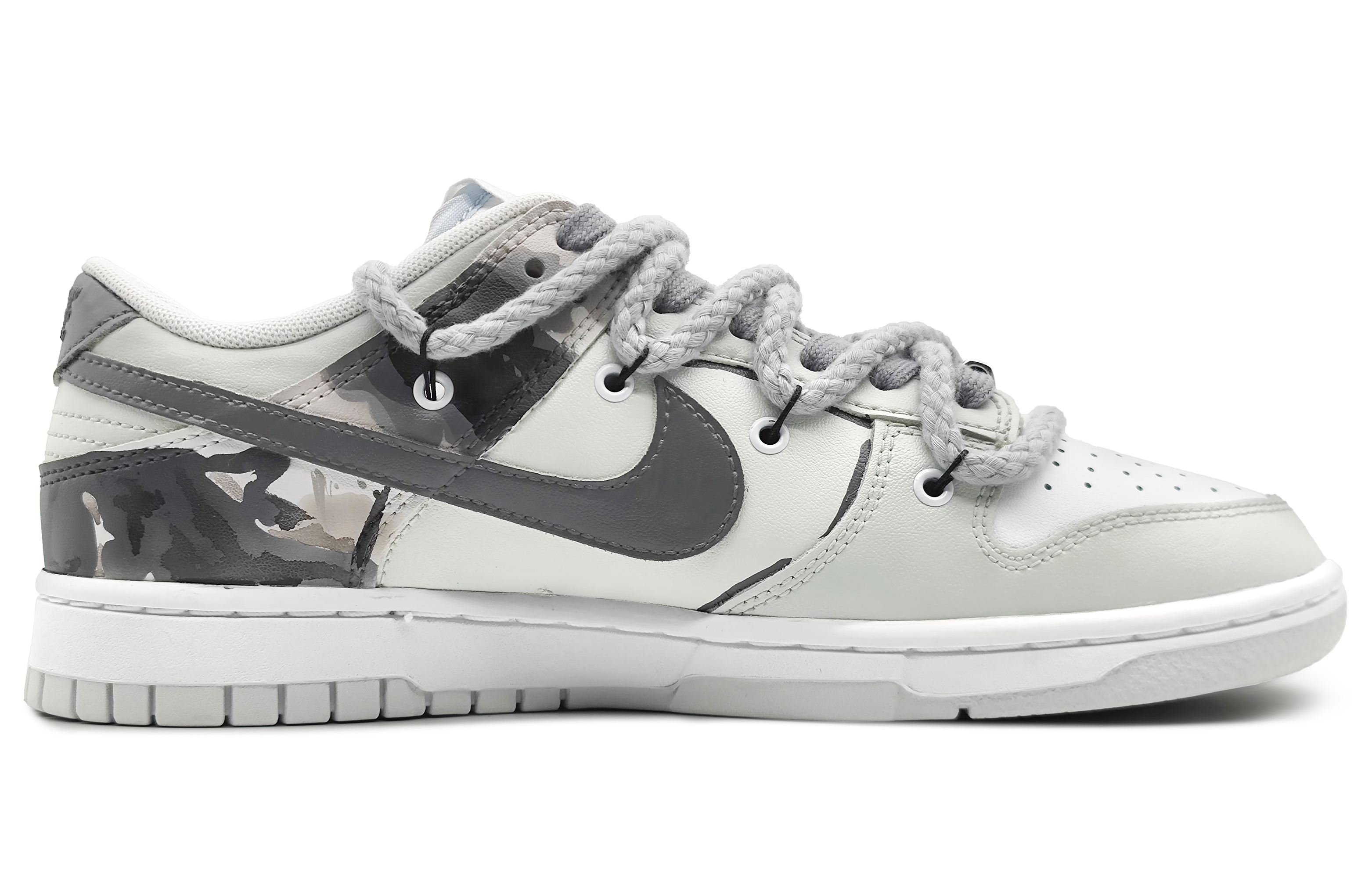 Nike Dunk Low-Top Skateboard Shoes Men's Gray White купить в интернет-магазине Yoocart с быстрой доставкой по России.
