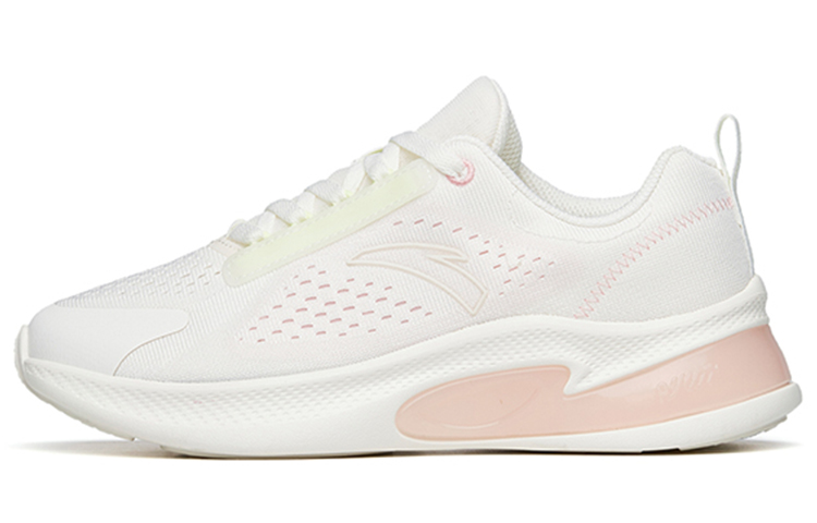 Anta Running Collection Cushioning Anti-Slip And Wear-Resistant Low-Top Running Shoes Women's White Green