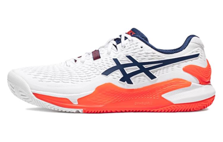 Asics Gel Resolution 9 Clay White Blue Expanse