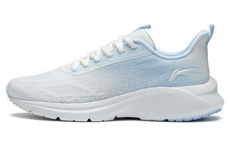 LiNing YunQue Anti-Slip Wear-Resistant Low-Top Running Shoes Women's White Blue