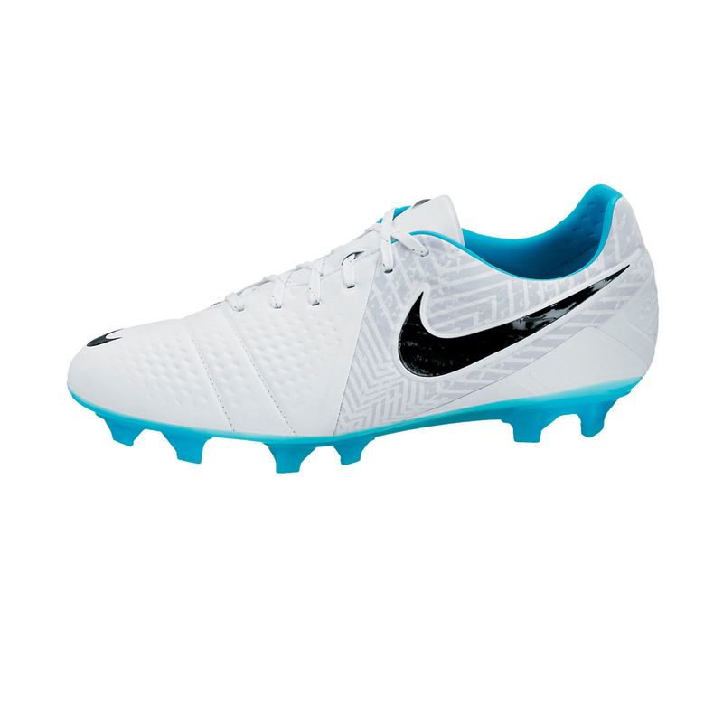 Nike Ctr360 Maestri Natural Ground Anti-Slip Wear-Resistant Soccer Shoes Unisex White Black Blue