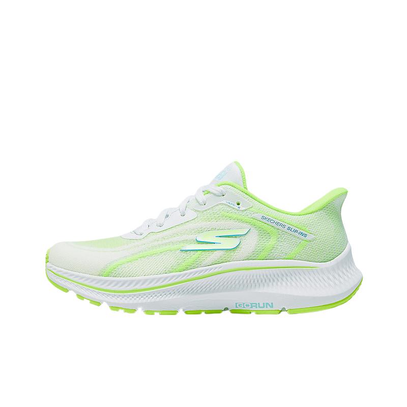 Skechers WOMEN'S GO Series Wear-Resistant Low-Top Casual Running Shoes Women's White Yellow