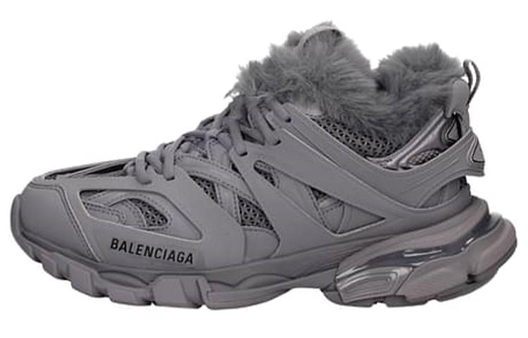 Balenciaga Track Sneakers 'Fake Fur Grey'