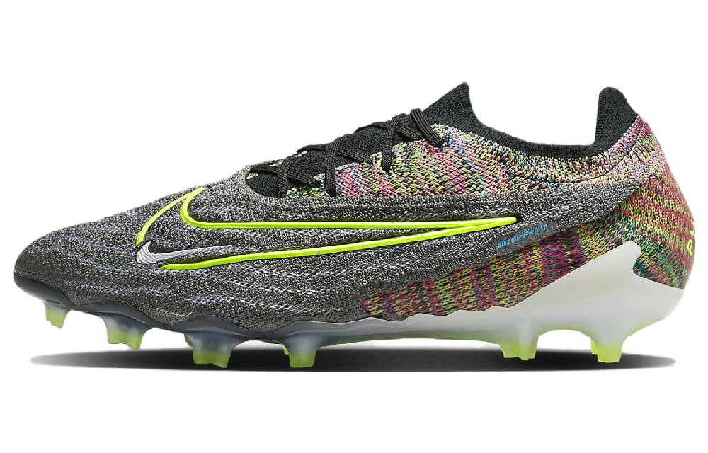 Nike Gripknit Phantom Gx Elite Fusion Fg Black White Blue Glow Volt