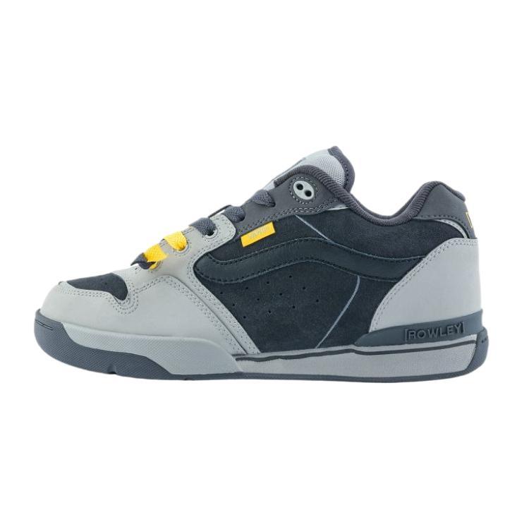 Vans Rowley Coverage Abrasion Resistant Low Top Skateboard Shoes Unisex Dark Gray