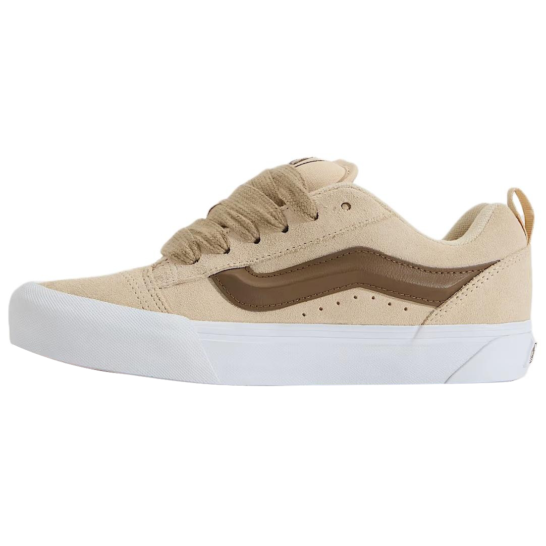 Vans Knu Skool Low top Skateboard Shoes Unisex Beige Brown