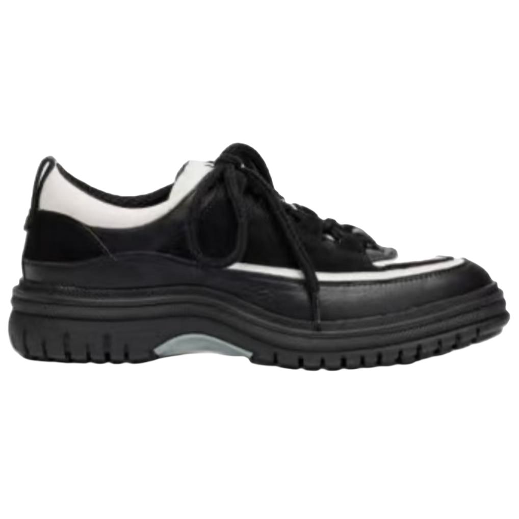 CHANEL 25B Low Top Casual Shoes Women's Black