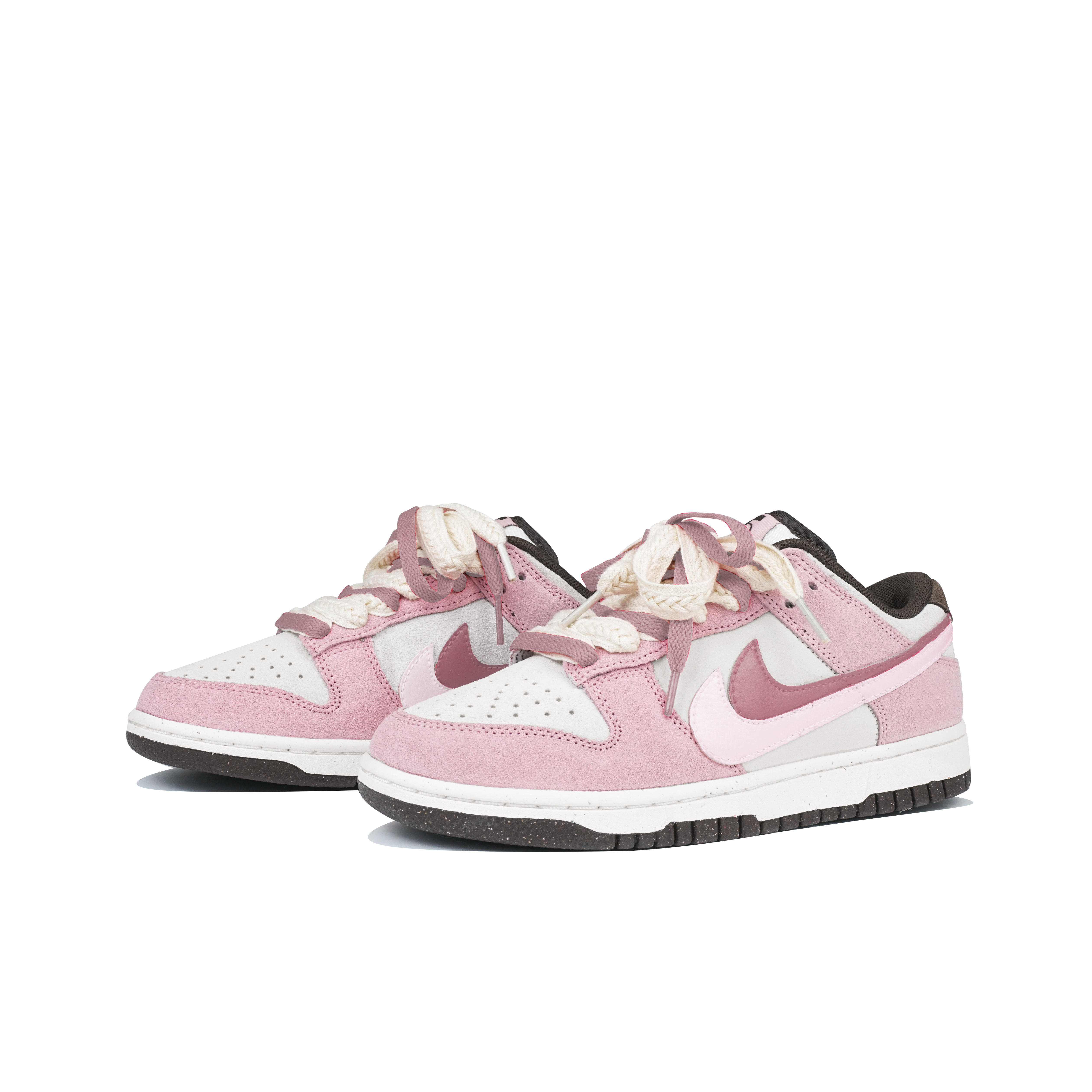 Nike Dunk Low-Top Skateboard Shoes Women's White Pink купить в интернет-магазине Yoocart с быстрой доставкой по России.