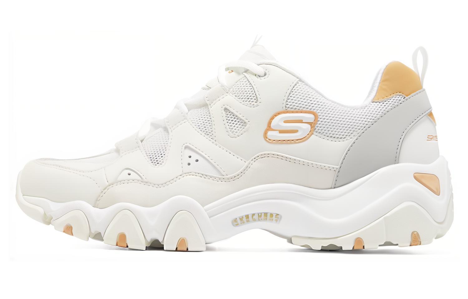 Skechers D'lites 2.0 'White Grey Yellow'