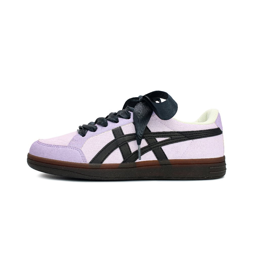 Onitsuka Tiger Advanti Abrasion Resistant Slip Resistant Low Top Skateboard Shoes Unisex Black Purple