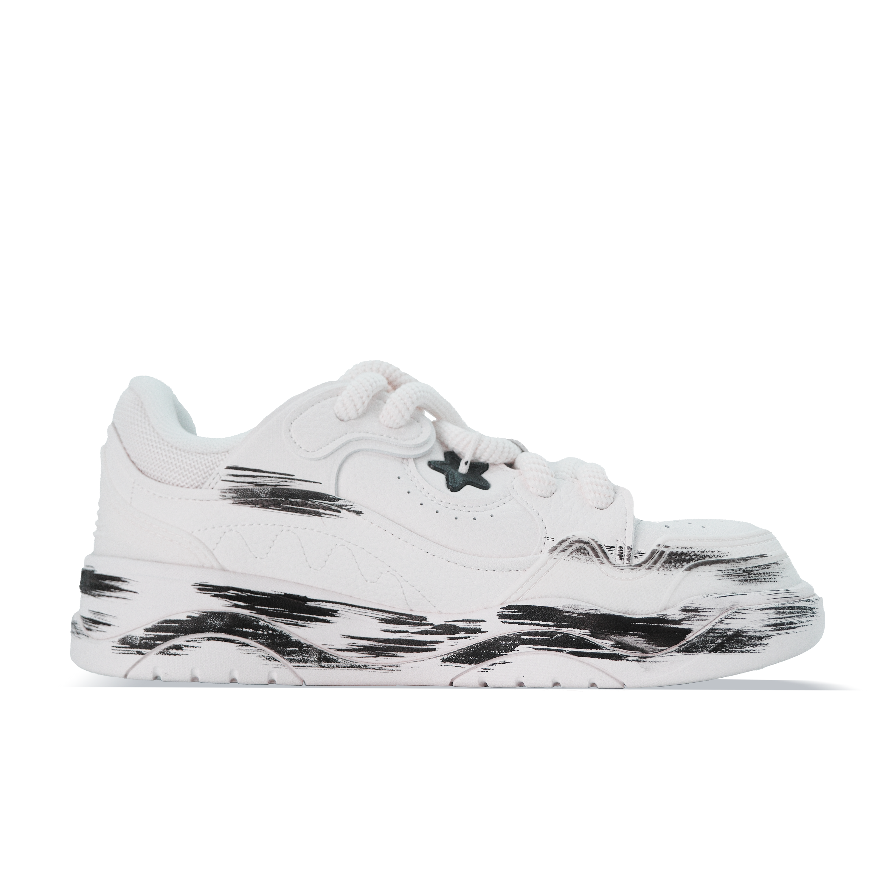 LiNing Zhi Cheng 2.0 Wear resistant And Lightweight Low top Skateboard Shoes Men's Black White