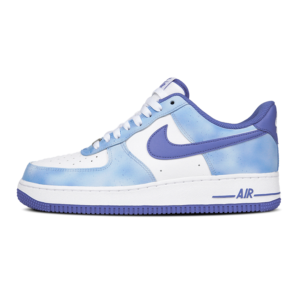 Nike Air Force 1 Low Top Skateboard Shoes Men's Blue