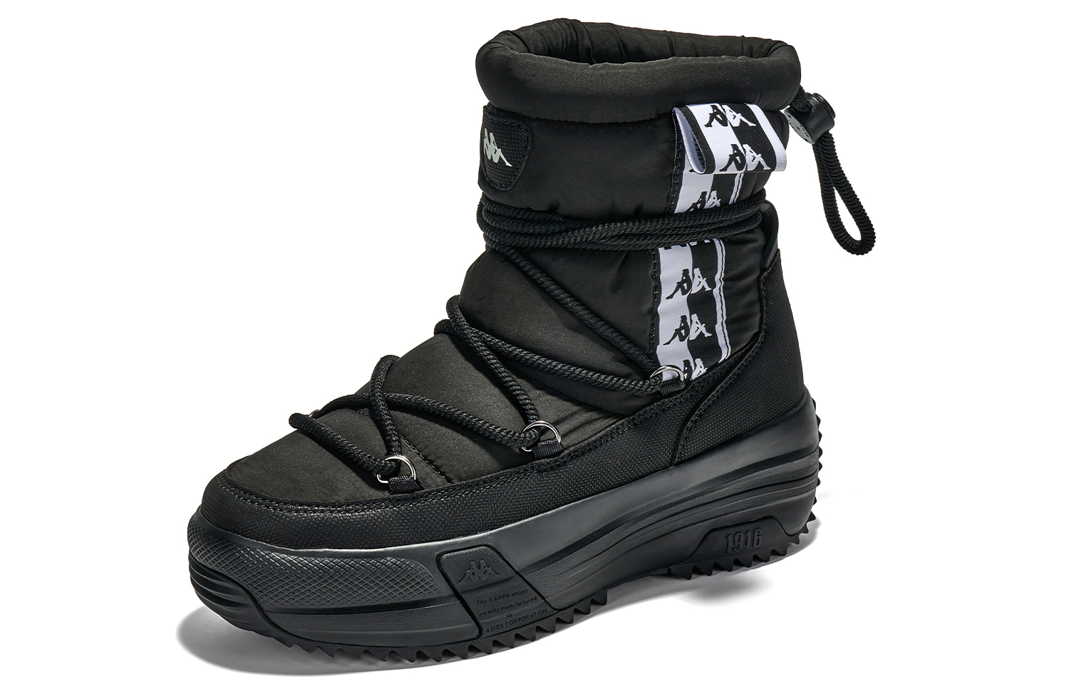 Kappa Warm Slip-Resistant Crew Snow Boots Women's Black купить в интернет-магазине Yoocart с быстрой доставкой по России.