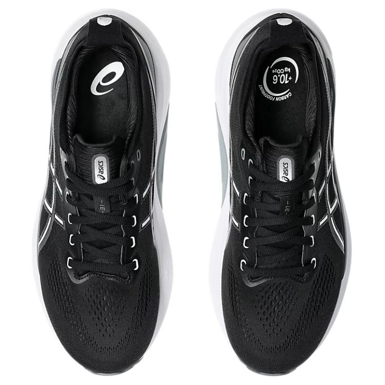 Asics Gel Kayano 31 Anti Slip Wear Resistant Low Top Running Shoes Men's Black White