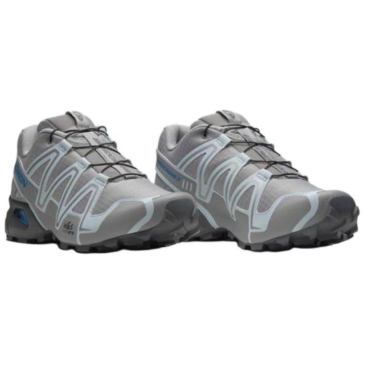 SALOMON Speedcross 3 Anti Slip Wear Resistant Low Top Running Shoes Unisex Gray