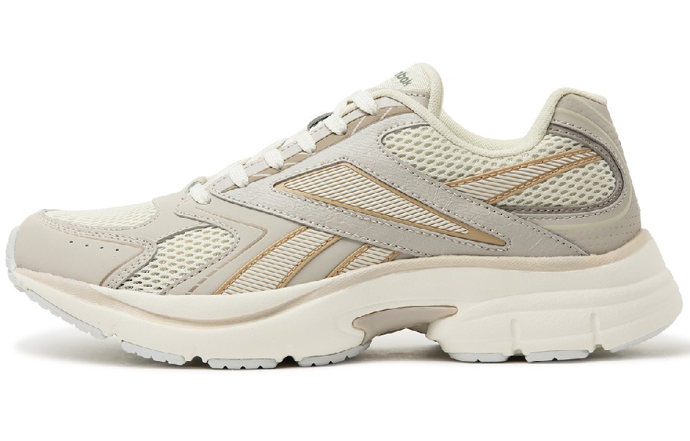Reebok Low Top Running Shoes Unisex Ecru
