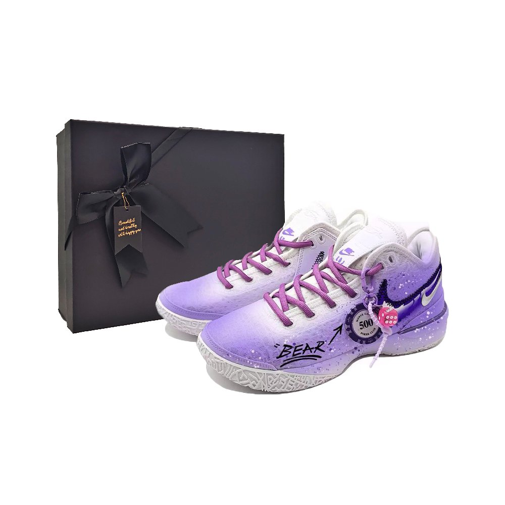 Nike LeBron NXXT Gen Low Top Basketball Shoes Men's Purple