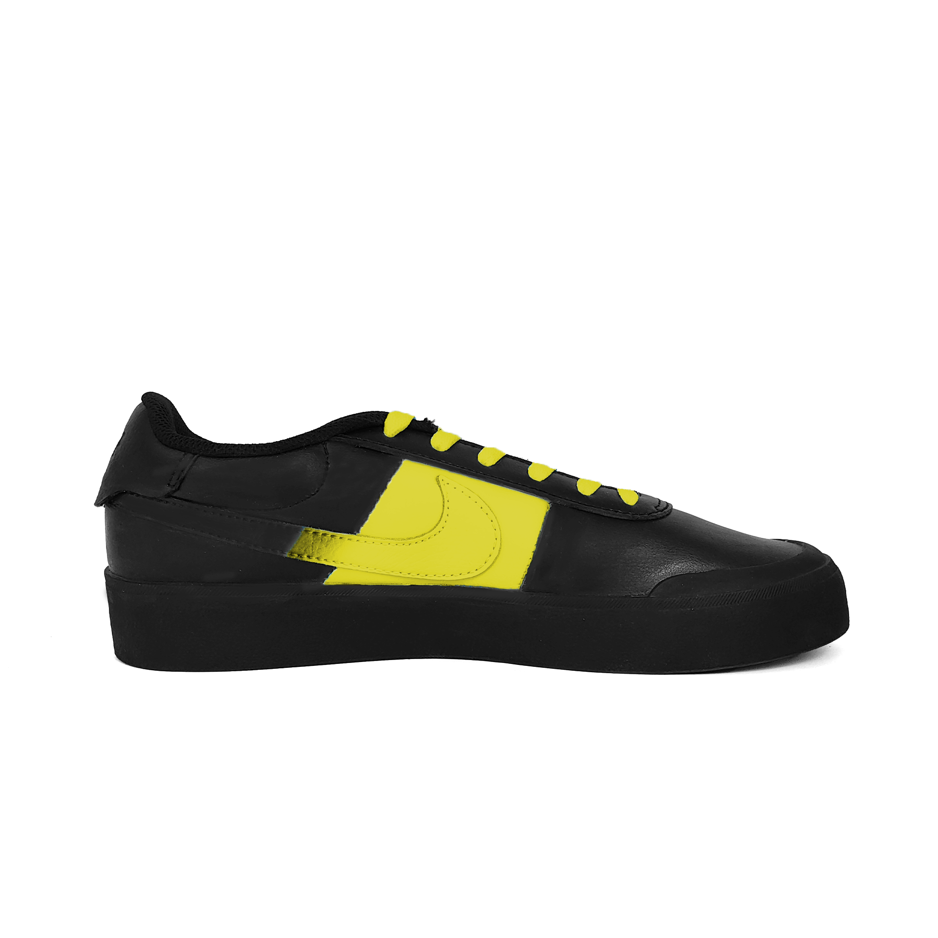 Nike Court Shot Fall Leaves Abrasion Resistant Low top Skateboard Shoes Unisex Black Yellow купить в интернет-магазине Yoocart с быстрой доставкой по России.