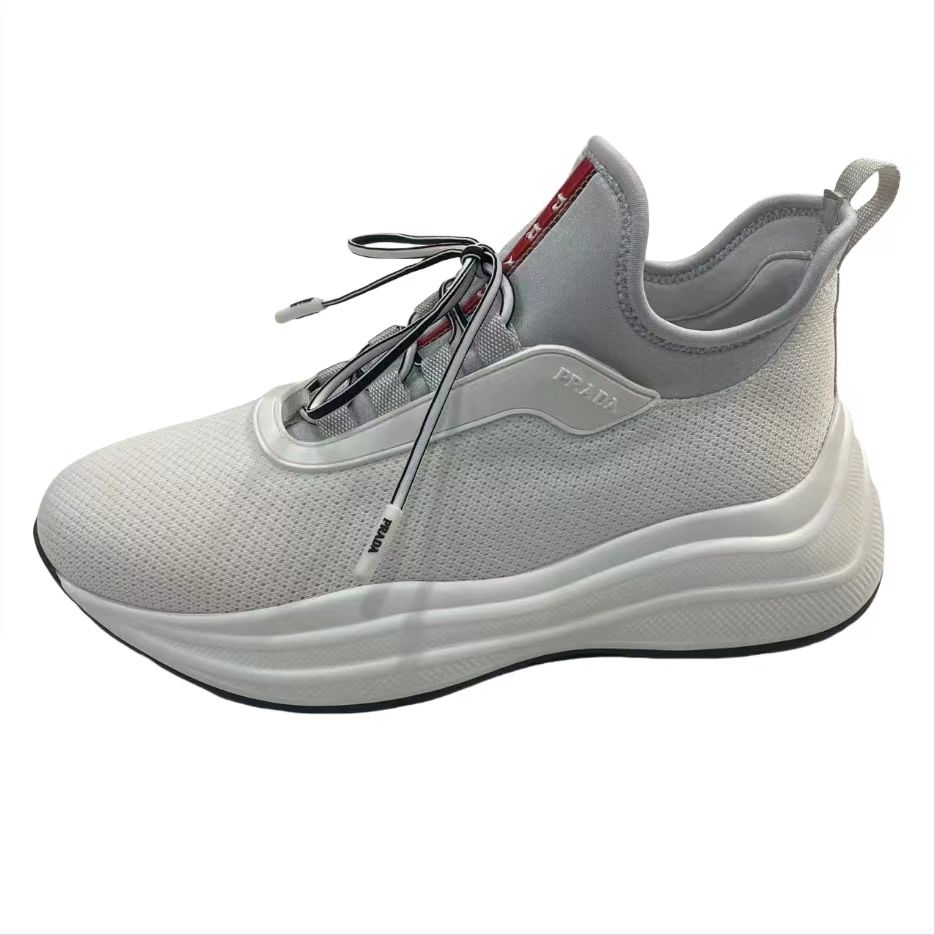 PRADA Neoprene Logo White Women's