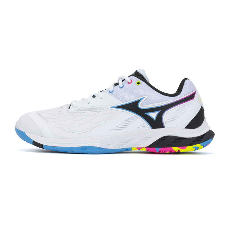 Mizuno Wave Fang 2 Badminton Shoes Unisex Low top White/Black/Blue