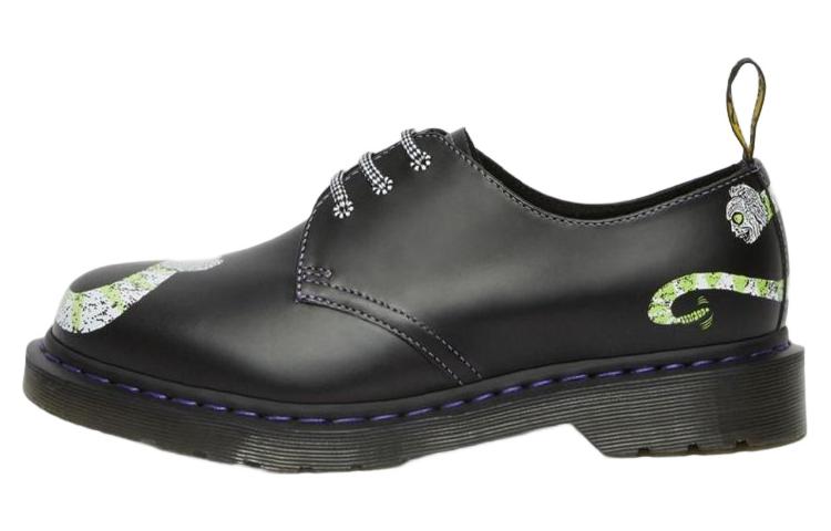 Dr. Martens 1461 Wb Beetlejuice Smooth Leather Oxford Black Smooth
