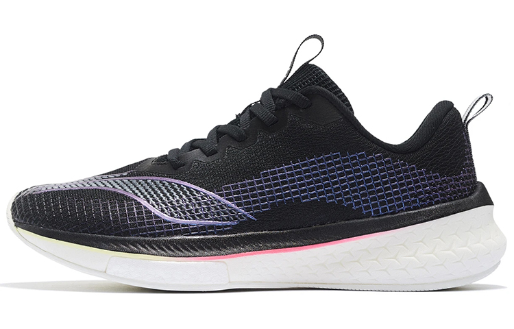 LiNing Red Hare 5 Pro Anti-Slip Wear-Resistant Low-Top Running Shoes Women's Black