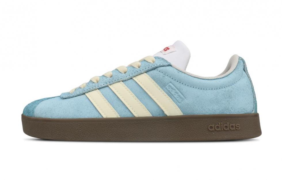 Adidas Neo VL Court 2.0 Slip-Resistant Water-Resistant And Wear-Resistant Low-Top Skateboard Shoes Men's Blue
