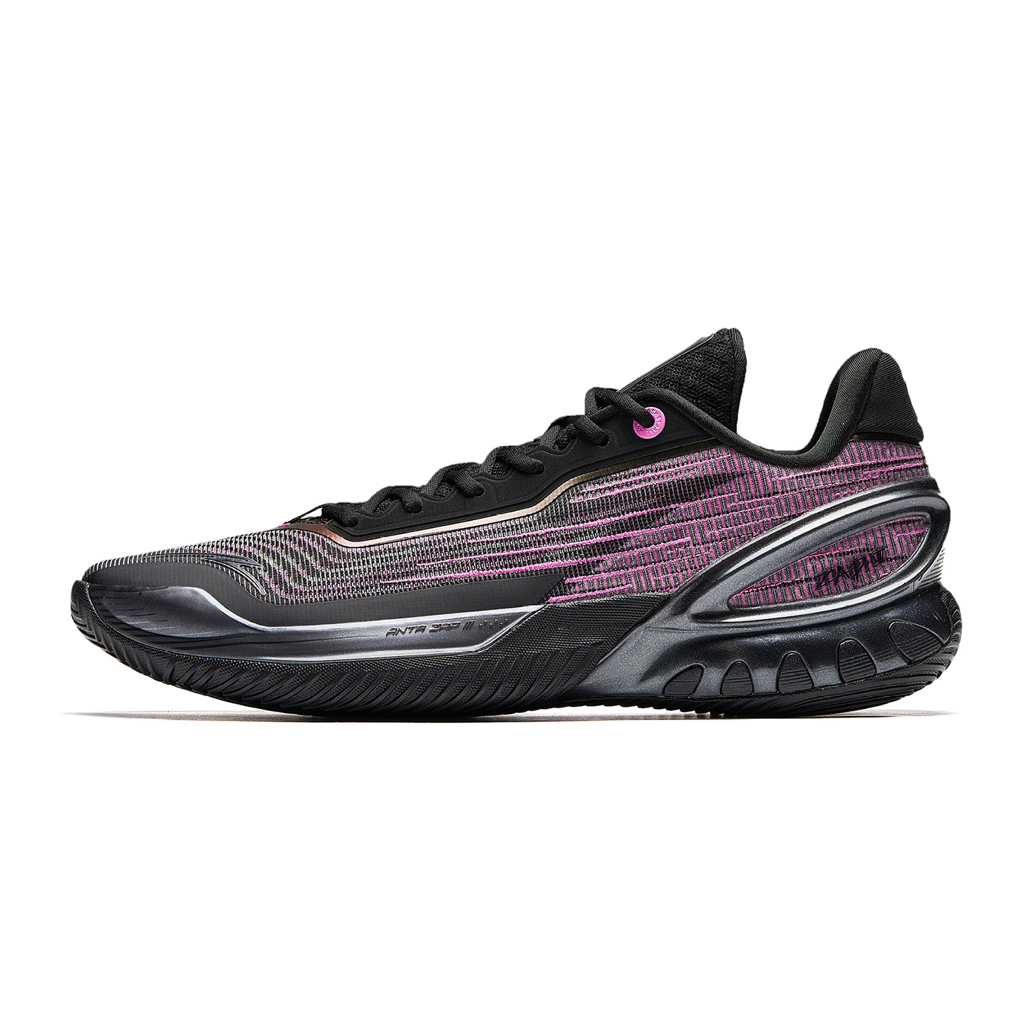 Anta Zap 3 Low Top Basketball Shoes Men's Black Pink