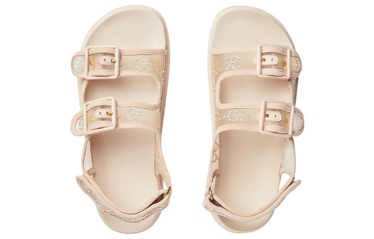 GUCCI Women's Gg Sandal 'Crystals Rose Beige' Women's купить в интернет-магазине Yoocart с быстрой доставкой по России.