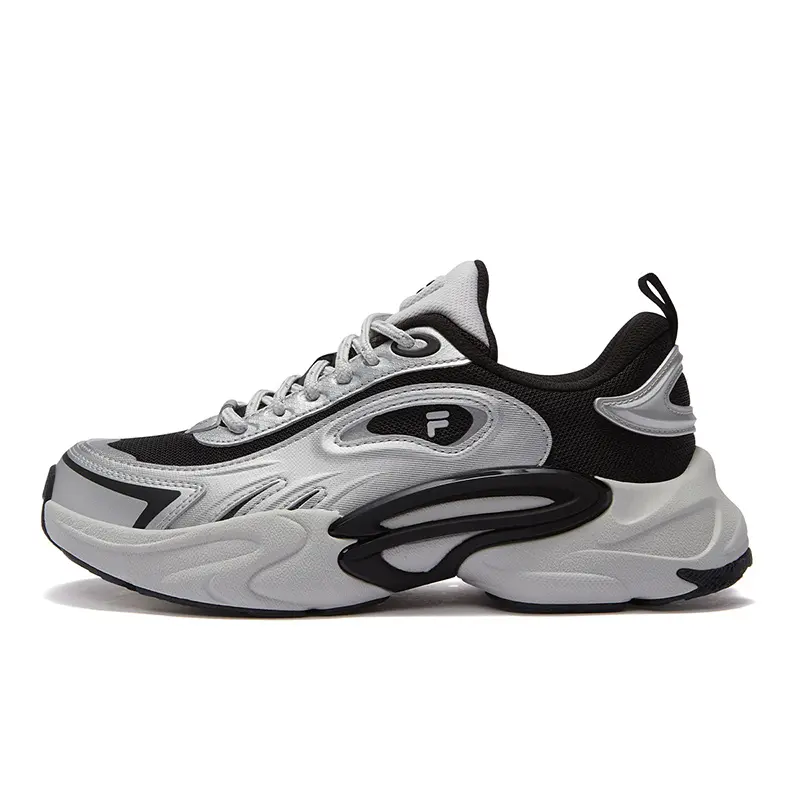 FILA FUSION FORCE Gravity Shoes Height Increasing Wear-Resistant Low-Top Casual Shoes Women's Gray