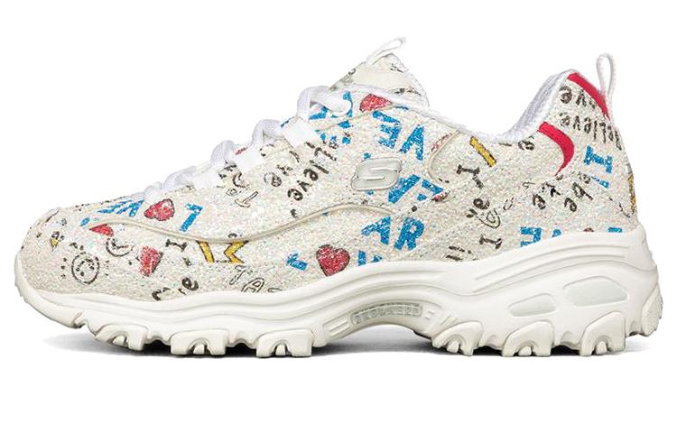 Skechers D'Lites 1.0 Low Top Daddy Shoes Multi Color Women's