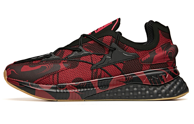 LIBAI x Anta Low-Top Running Shoes Men's Black Red
