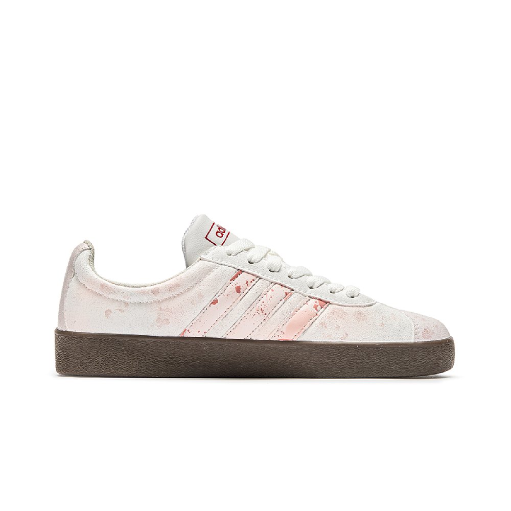 Adidas Neo VL Court 2.0 Skateboard Shoes Unisex Low Top Pink/Brown