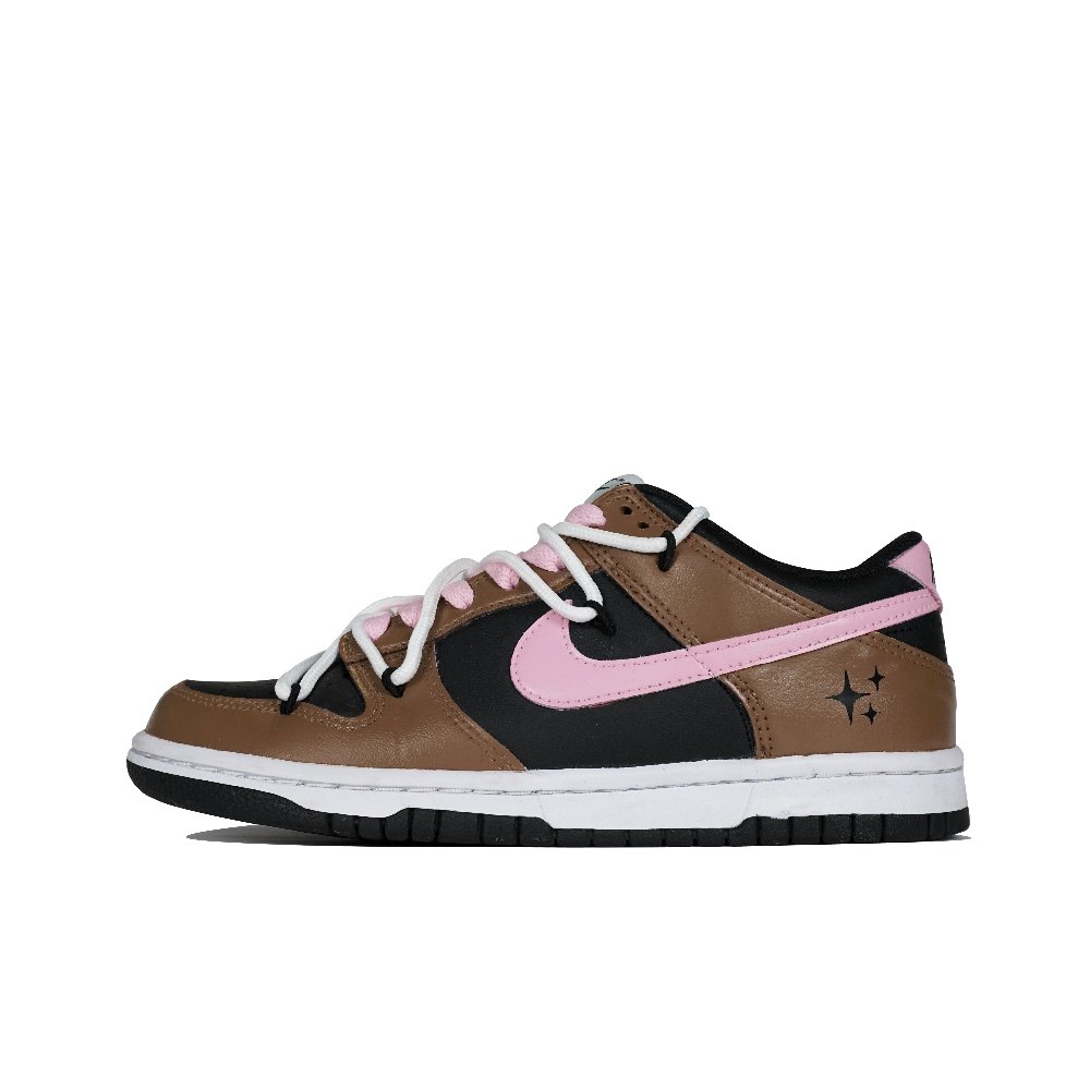 Nike Dunk Kuji Low-Top Skateboard Shoes Men's Brown Pink