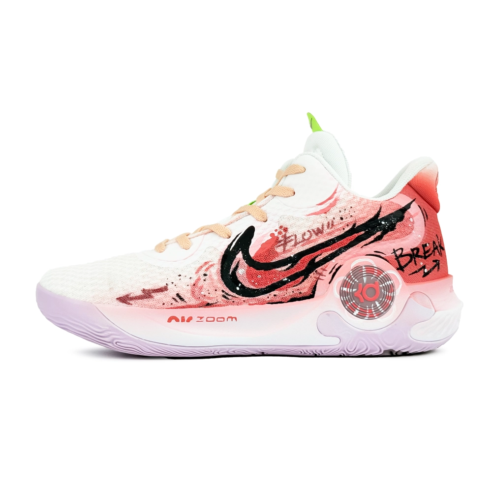Nike KD Trey 5 IX Cushioning, Wear Resistant Mid top Basketball Shoes Men's Pink Black