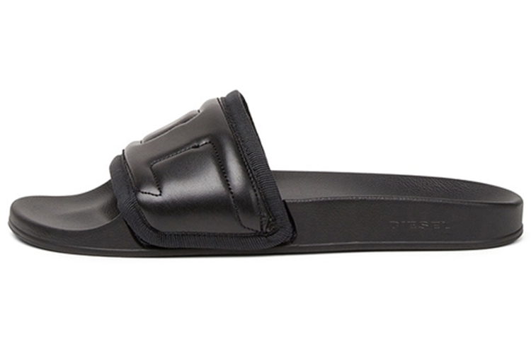 DIESEL Quiet Slide Slippers Men's Black