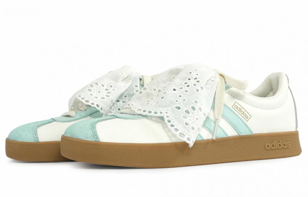 Adidas Neo Vl Court Skateboard Shoes Unisex Low-Top Green White