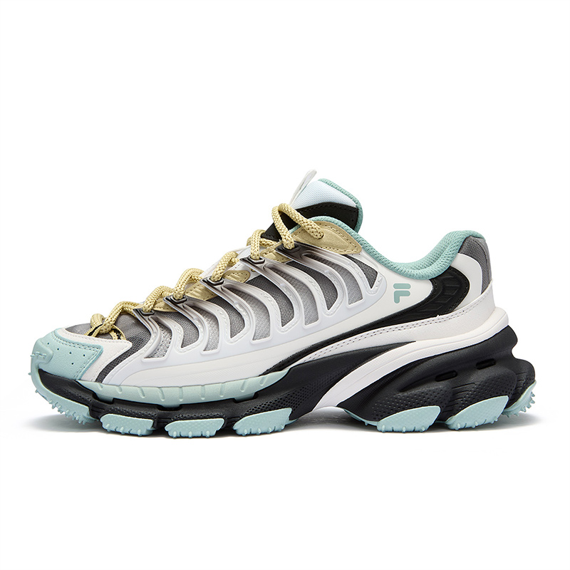 FILA FUSION BRACKET Starship Shoes Low Top Casual Shoes Women's White Gray