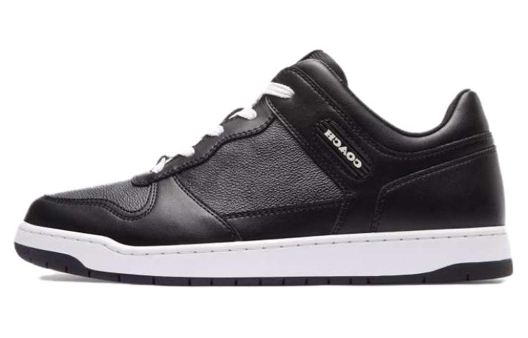 COACH Logo-debossed Panelled Leather Sneakers